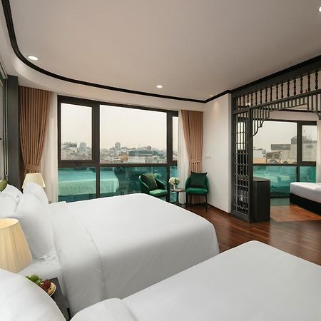 Hanoi Plaza Suite Hotel & Spa Exterior foto